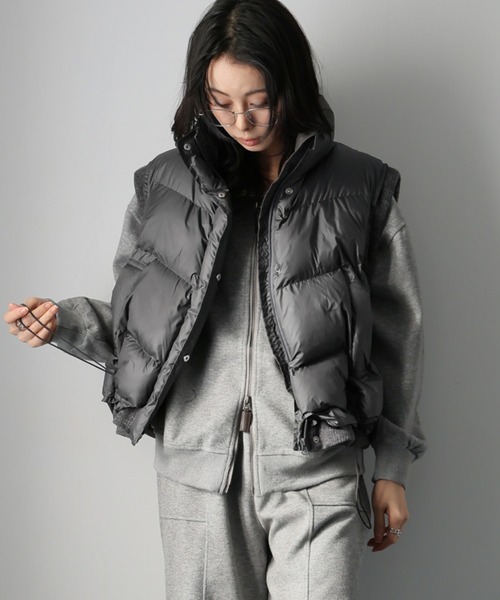 スタンドカラーパフテック中綿ダウンベスト（ダウンベスト）｜Ulysses