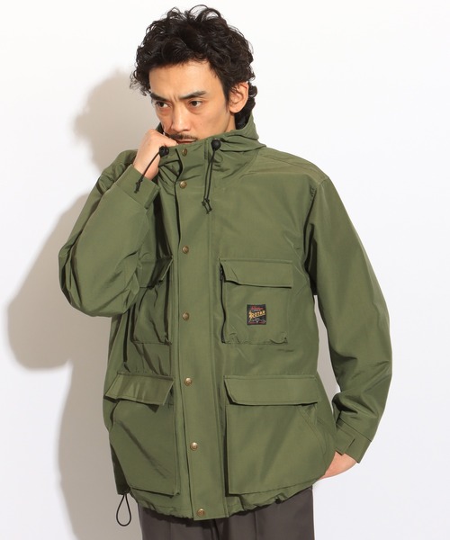 ROTAR(ローター)の「64 Cloth Grosgrain Mountain Parka(マウンテンパーカー・メンズ・ブラック/カーキ/ダークブルー・MEDIUM/LARGE/X-LARGE)」の9枚目の写真