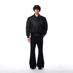 セール】Vintage satin gather blouson / ヴィンテージサテンギャザー