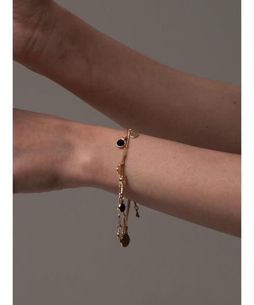 Te chichi（テチチ）の「クラシック2連ブレスレット（ブレスレット・レディース・シルバー/ゴールド・F）」の2枚目の写真