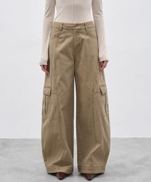 EIGHTHMONTH（エイスマンス）の「カーブライン ワイドカーゴパンツ EM25a177【EIGHTHMONTH】（カーゴパンツ）」