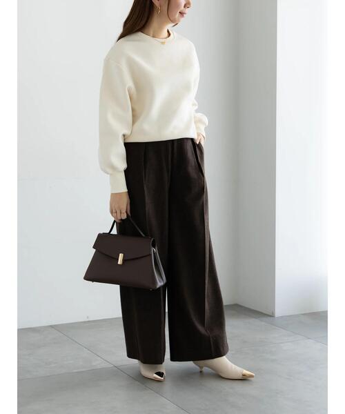 Te chichi(テチチ)の「【宮本茉由着用】ツイードワイドパンツ(その他パンツ・レディース・ブラック/ブラウン・F)」の11枚目の写真