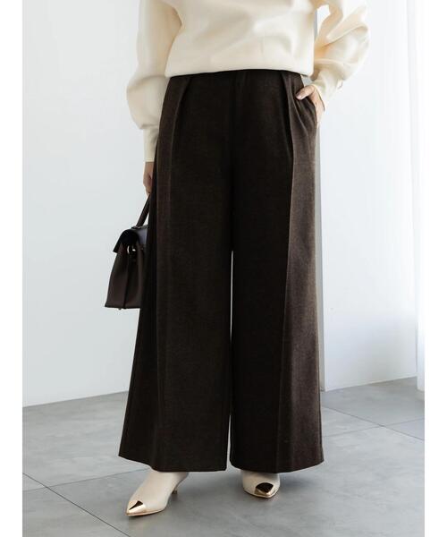 Te chichi(テチチ)の「【宮本茉由着用】ツイードワイドパンツ(その他パンツ・レディース・ブラック/ブラウン・F)」の7枚目の写真
