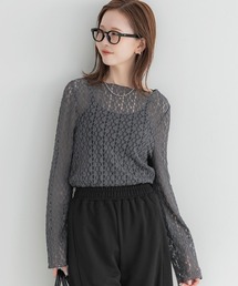 coca（coca）（コカ）の「ストレッチレーストップス（Tシャツ/カットソー）」