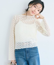 coca（coca）（コカ）の「ストレッチレーストップス（Tシャツ/カットソー）」