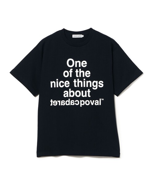 cabaret poval（キャバレーポバール）の「Cabaret Poval / Nice Things Tee（Tシャツ/カットソー・メンズ・ホワイト/ネイビー・XX-LARGE/X-LARGE/MEDIUM/LARGE）」の6枚目の写真
