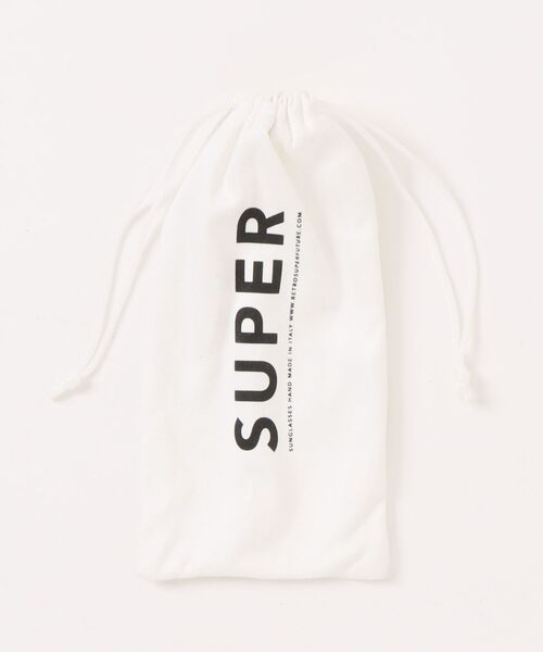 SUPER（スーパー）の「【SUPER】FLAT TOP（サングラス・メンズ・ブラック×シルバー/ブラック×ゴールド・FREE）」の3枚目の写真