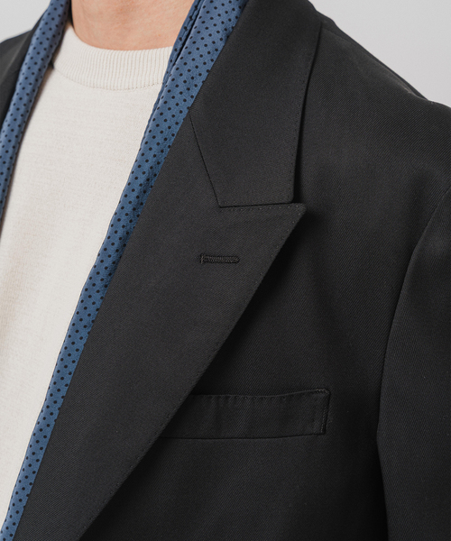 EDIFICE（エディフィス）の「E. SC-4ボタン ジャケット OFFLIMITS【セットアップ着用可能】（テーラードジャケット・メンズ・ネイビー/ブラック・LARGE/SMALL/MEDIUM）」の21枚目の写真