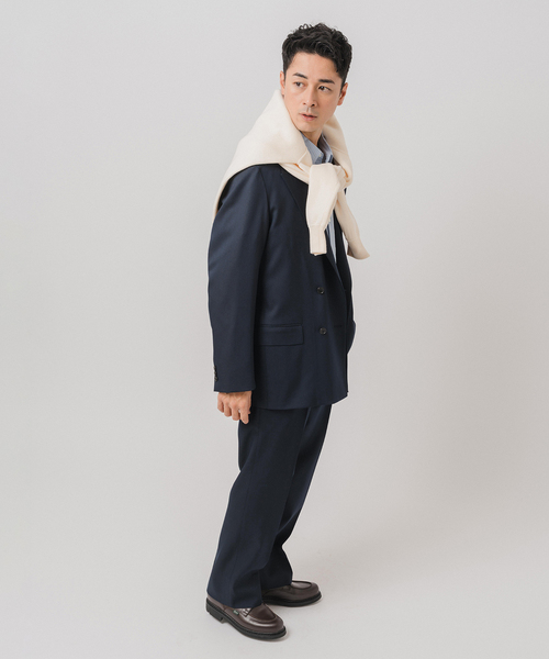 EDIFICE（エディフィス）の「E. SC-4ボタン ジャケット OFFLIMITS【セットアップ着用可能】（テーラードジャケット・メンズ・ネイビー/ブラック・LARGE/SMALL/MEDIUM）」の17枚目の写真