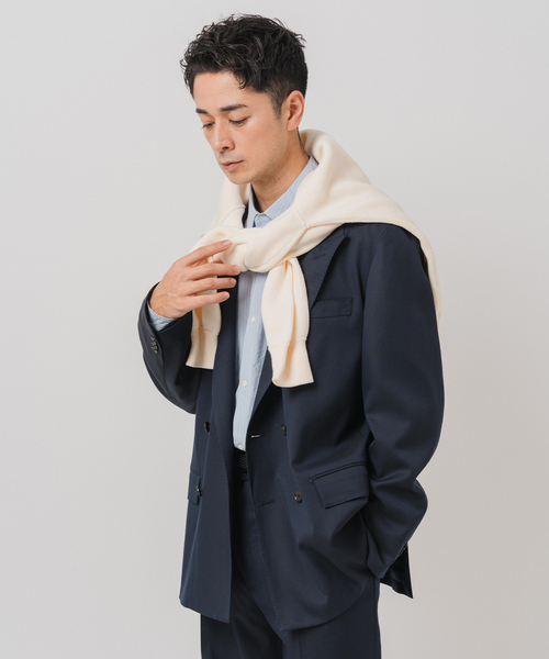 EDIFICE（エディフィス）の「E. SC-4ボタン ジャケット OFFLIMITS【セットアップ着用可能】（テーラードジャケット・メンズ・ネイビー/ブラック・LARGE/SMALL/MEDIUM）」の14枚目の写真