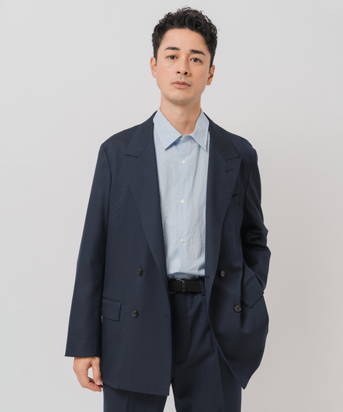 EDIFICE（エディフィス）の「E. SC-4ボタン ジャケット OFFLIMITS【セットアップ着用可能】（テーラードジャケット・メンズ・ネイビー/ブラック・LARGE/SMALL/MEDIUM）」の12枚目の写真