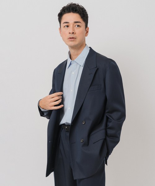 EDIFICE（エディフィス）の「E. SC-4ボタン ジャケット OFFLIMITS【セットアップ着用可能】（テーラードジャケット・メンズ・ネイビー/ブラック・LARGE/SMALL/MEDIUM）」の10枚目の写真