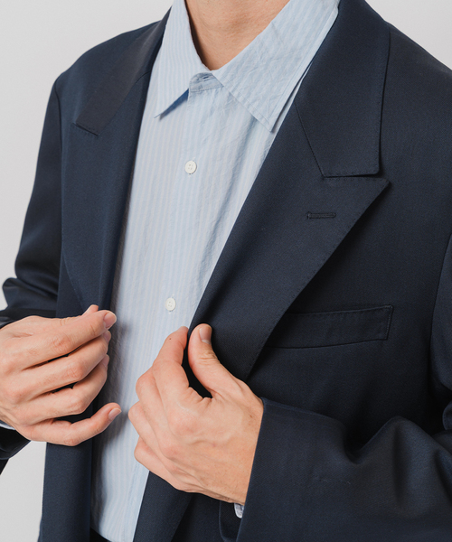 EDIFICE（エディフィス）の「E. SC-4ボタン ジャケット OFFLIMITS【セットアップ着用可能】（テーラードジャケット・メンズ・ネイビー/ブラック・LARGE/SMALL/MEDIUM）」の8枚目の写真