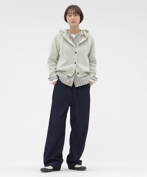 MHL.(エムエイチエル)の「VINTAGE DRY COTTON KNITWEAR(カーディガン/ボレロ・レディース・ホワイト系その他3/ネイビー系1・2)」の11枚目の写真