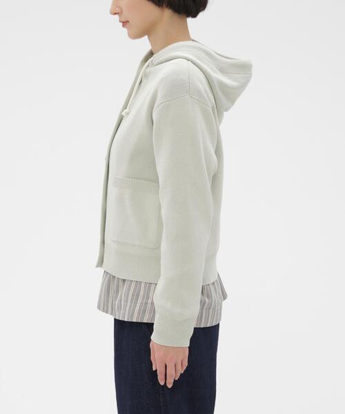 MHL.(エムエイチエル)の「VINTAGE DRY COTTON KNITWEAR(カーディガン/ボレロ・レディース・ホワイト系その他3/ネイビー系1・2)」の12枚目の写真