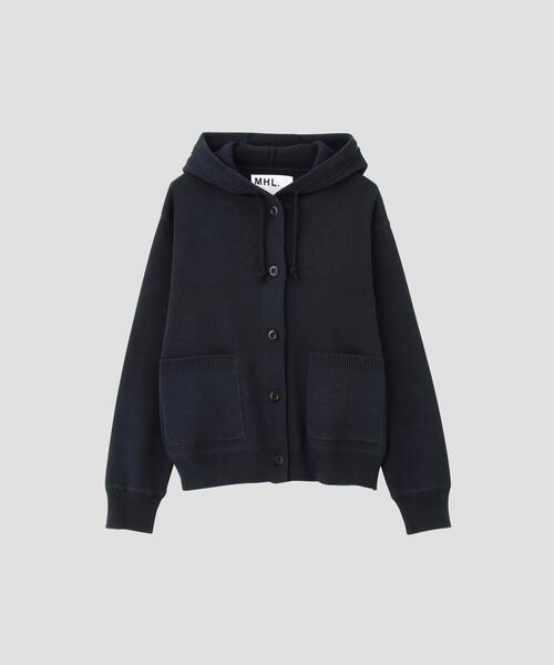 MHL.(エムエイチエル)の「VINTAGE DRY COTTON KNITWEAR(カーディガン/ボレロ・レディース・ホワイト系その他3/ネイビー系1・2)」の17枚目の写真