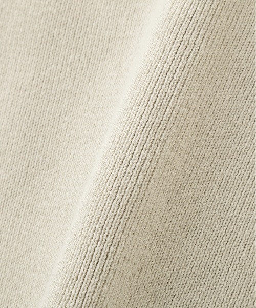 MHL.（エムエイチエル）の「VINTAGE DRY COTTON KNITWEAR（カーディガン/ボレロ・レディース・ホワイト系その他3/ネイビー系1・2）」の4枚目の写真