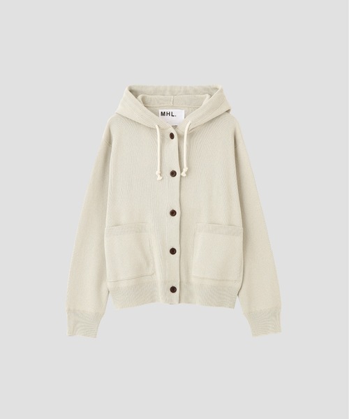 MHL.(エムエイチエル)の「VINTAGE DRY COTTON KNITWEAR(カーディガン/ボレロ・レディース・ホワイト系その他3/ネイビー系1・2)」の8枚目の写真