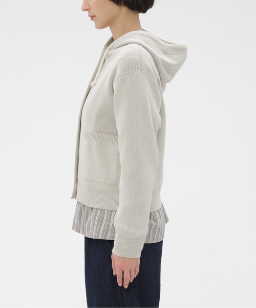 MHL.(エムエイチエル)の「VINTAGE DRY COTTON KNITWEAR(カーディガン/ボレロ・レディース・ホワイト系その他3/ネイビー系1・2)」の7枚目の写真