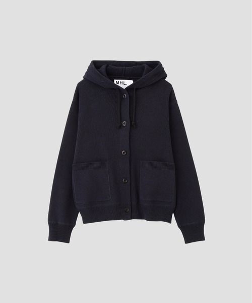 MHL.(エムエイチエル)の「VINTAGE DRY COTTON KNITWEAR(カーディガン/ボレロ・レディース・ホワイト系その他3/ネイビー系1・2)」の10枚目の写真