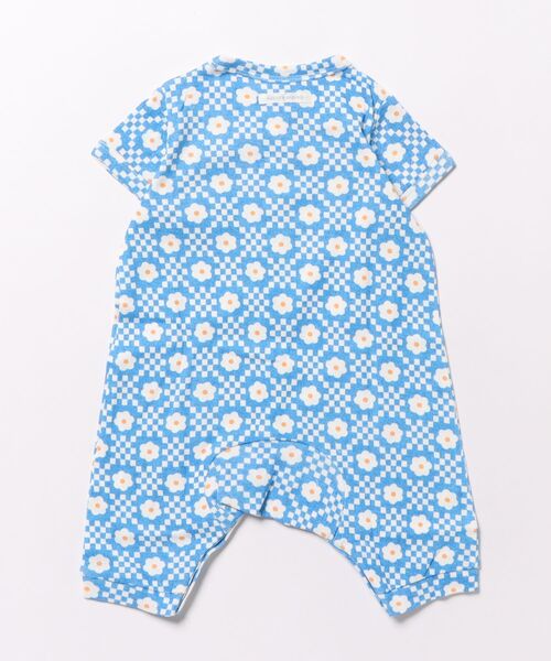 Ocean&Ground(オーシャン&グラウンド)の「半袖ロンパス/Flower Tile(ロンパース・キッズ・ピンク/ブルー・70)」の4枚目の写真