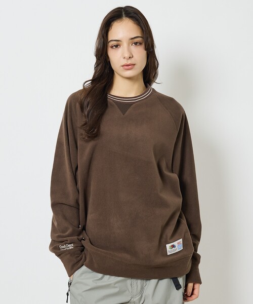 FRUIT OF THE LOOM(フルーツオブザルーム)の「【FRUIT OF THE LOOM(フルーツオブザルーム)】COZY SOFT FLEECE PULLOVER / フリーススウェット/ユニセックス/【WEB限定】(スウェット・メンズ・ブラック/アイボリー/ブラウン・L/XL/M)」の3枚目の写真