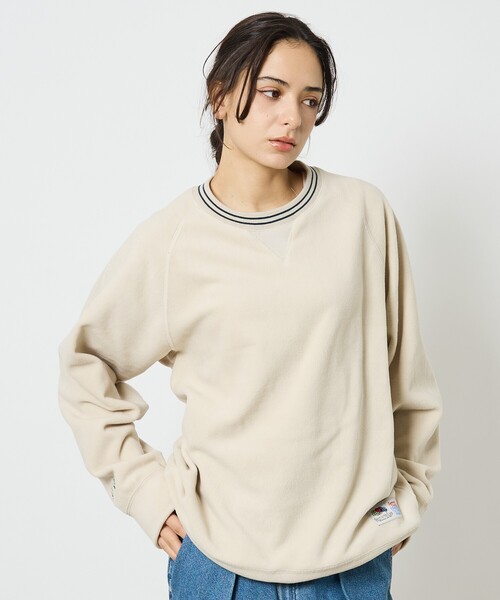 FRUIT OF THE LOOM(フルーツオブザルーム)の「【FRUIT OF THE LOOM(フルーツオブザルーム)】COZY SOFT FLEECE PULLOVER / フリーススウェット/ユニセックス/【WEB限定】(スウェット・メンズ・ブラック/アイボリー/ブラウン・L/XL/M)」の5枚目の写真