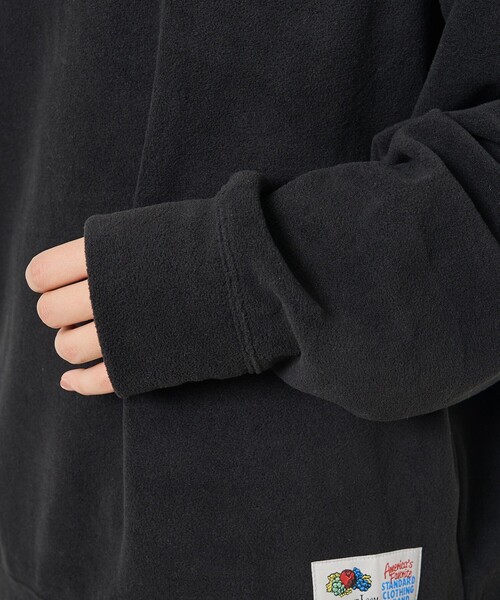 FRUIT OF THE LOOM(フルーツオブザルーム)の「【FRUIT OF THE LOOM(フルーツオブザルーム)】COZY SOFT FLEECE PULLOVER / フリーススウェット/ユニセックス/【WEB限定】(スウェット・メンズ・ブラック/アイボリー/ブラウン・L/XL/M)」の12枚目の写真