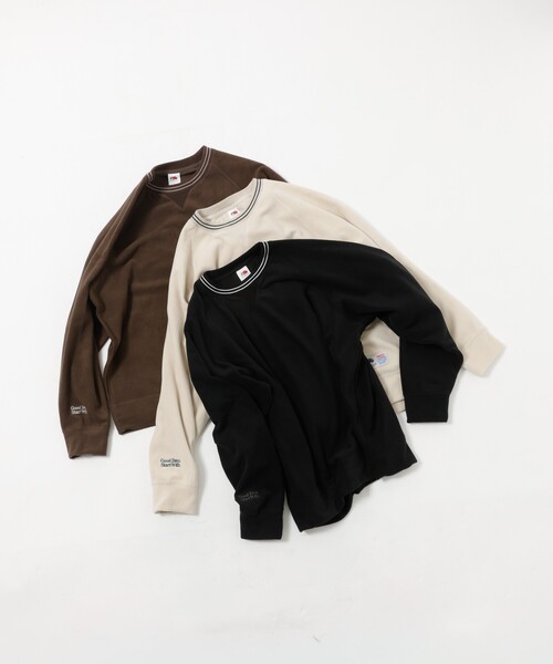 FRUIT OF THE LOOM(フルーツオブザルーム)の「【FRUIT OF THE LOOM(フルーツオブザルーム)】COZY SOFT FLEECE PULLOVER / フリーススウェット/ユニセックス/【WEB限定】(スウェット・メンズ・ブラック/アイボリー/ブラウン・L/XL/M)」の19枚目の写真