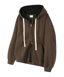 GAINSBORO（ゲインズボロ）の「2WAY シグネチャー1 フードジップアップ_ブラウン（パーカー）」