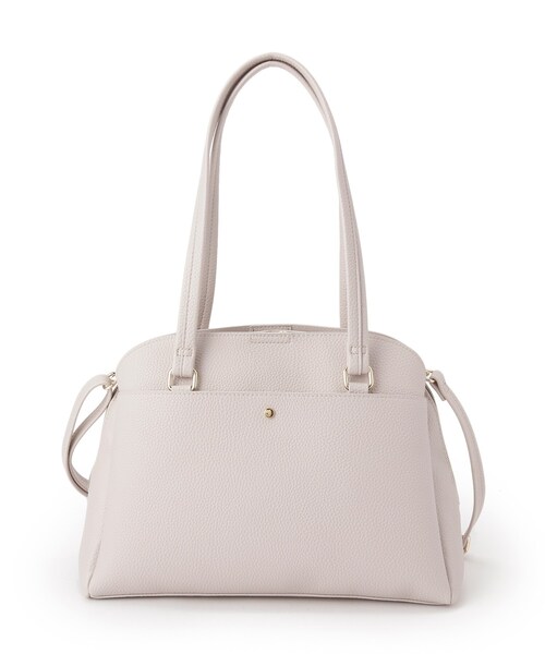 SHOO・LA・RUE（シューラルー）の「【軽量/2WAY】ロングハンドル ラウンドトートバッグ（トートバッグ・レディース・ベージュ/グレー/ブラック・00）」の16枚目の写真