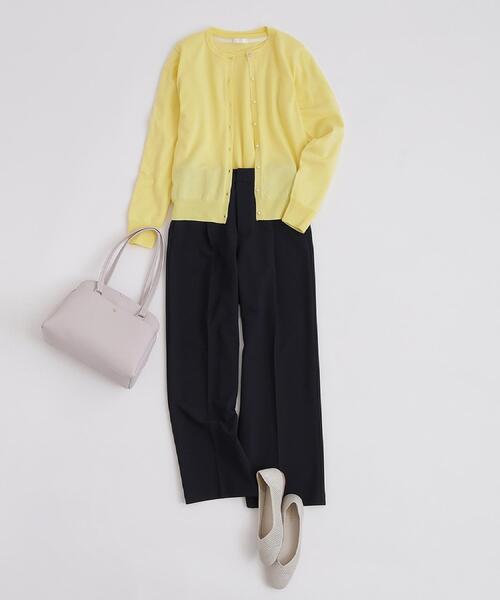 SHOO・LA・RUE（シューラルー）の「【軽量/2WAY】ロングハンドル ラウンドトートバッグ（トートバッグ・レディース・ベージュ/グレー/ブラック・00）」の4枚目の写真