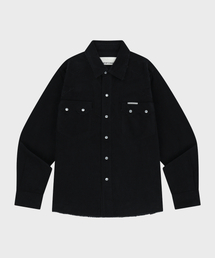 CORDUROY WESTERN SHIRTS BLACK