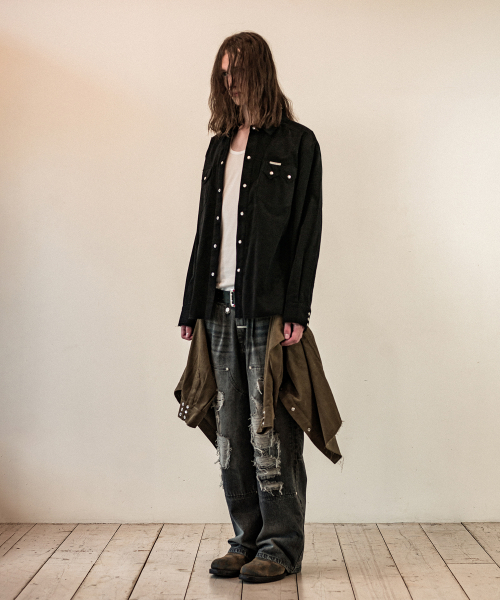 THEVINYLHOUSE(ザバイニルハウス)の「CORDUROY WESTERN SHIRTS BLACK(シャツ/ブラウス・メンズ・その他・S/M)」の5枚目の写真