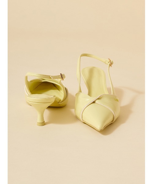 SNIDEL（スナイデル）の「ツイストリボンパンプス（パンプス・レディース・ブラック/ピンク/ブラウン/ドット/イエロー・L/M/S）」の22枚目の写真