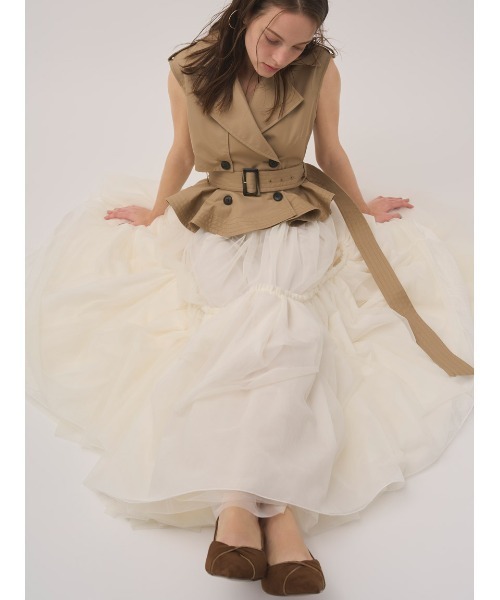 SNIDEL（スナイデル）の「ツイストリボンパンプス（パンプス・レディース・ブラック/ピンク/ブラウン/ドット/イエロー・L/M/S）」の16枚目の写真