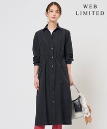 【WEB限定カラーあり】TC ライトタンブラー シャツワンピース