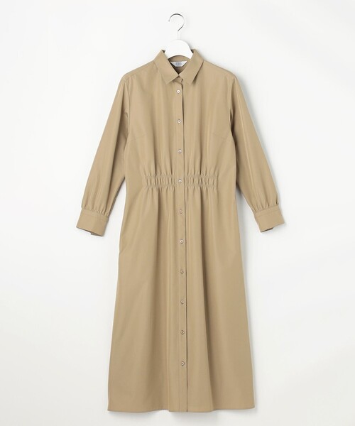 J.PRESS（ジェイプレス）の「【WEB限定カラーあり】TC ライトタンブラー シャツワンピース（ワンピース・レディース・ベージュ系/ブラック系/グレー系・9/11）」の11枚目の写真