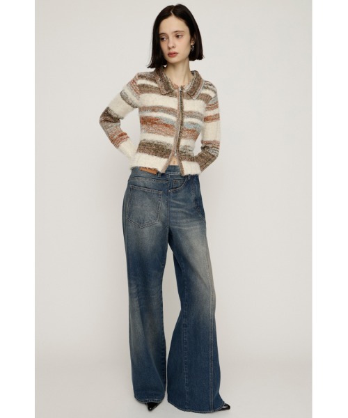 SLY(スライ)の「【2026SS新作】BACK TO FRONT DENIM PT バックトゥフロントデニムパンツ 冬服 春服(デニムパンツ・レディース・ブルー・2/1/0)」の9枚目の写真