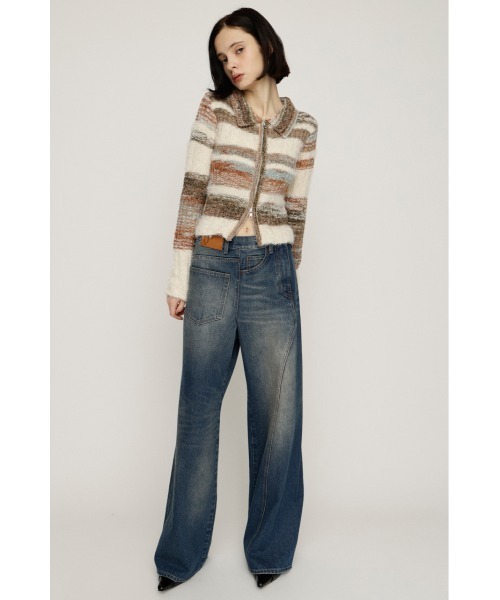 SLY(スライ)の「【2026SS新作】BACK TO FRONT DENIM PT バックトゥフロントデニムパンツ 冬服 春服(デニムパンツ・レディース・ブルー・2/1/0)」の3枚目の写真