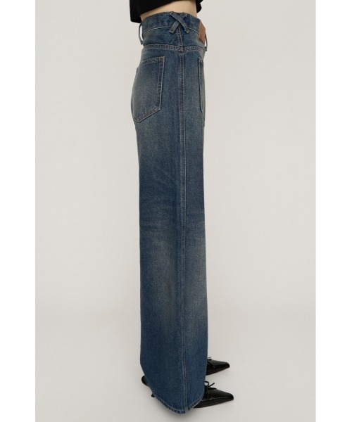 SLY(スライ)の「【2026SS新作】BACK TO FRONT DENIM PT バックトゥフロントデニムパンツ 冬服 春服(デニムパンツ・レディース・ブルー・2/1/0)」の5枚目の写真