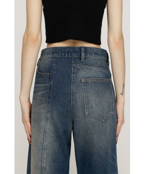 SLY(スライ)の「【2026SS新作】BACK TO FRONT DENIM PT バックトゥフロントデニムパンツ 冬服 春服(デニムパンツ・レディース・ブルー・2/1/0)」の8枚目の写真