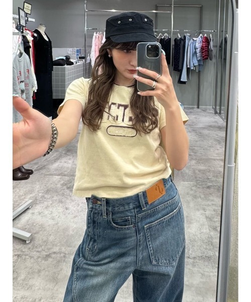 SLY（スライ）の「【2026SS新作】BACK TO FRONT DENIM PT バックトゥフロントデニムパンツ 冬服 春服（デニムパンツ・レディース・ブルー・2/1/0）」の18枚目の写真