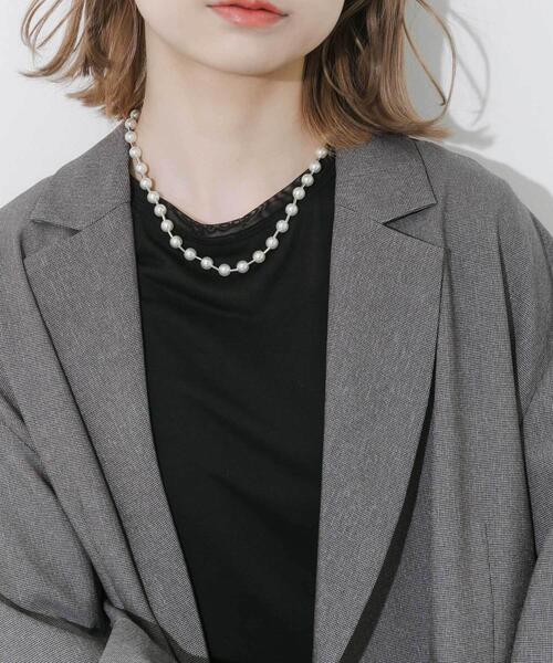 SMELLY（スメリー）の「パールビーズネックレス（ネックレス・レディース・シルバー系その他・-）」の5枚目の写真