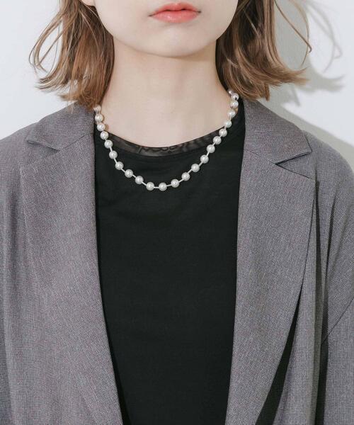 SMELLY（スメリー）の「パールビーズネックレス（ネックレス・レディース・シルバー系その他・-）」の6枚目の写真