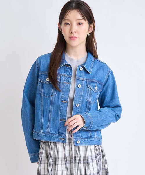NOELA(ノエラ)の「デニムジャケット(デニムジャケット・レディース・ダークインディゴブルー/インディゴブルー・フリー)」の1枚目の写真