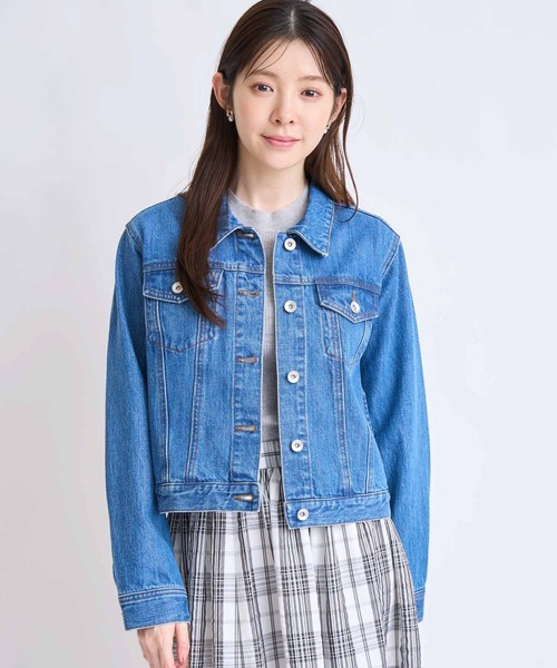 NOELA(ノエラ)の「デニムジャケット(デニムジャケット・レディース・ダークインディゴブルー/インディゴブルー・フリー)」の3枚目の写真