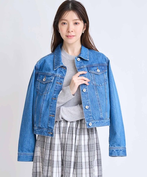 NOELA(ノエラ)の「デニムジャケット(デニムジャケット・レディース・ダークインディゴブルー/インディゴブルー・フリー)」の5枚目の写真