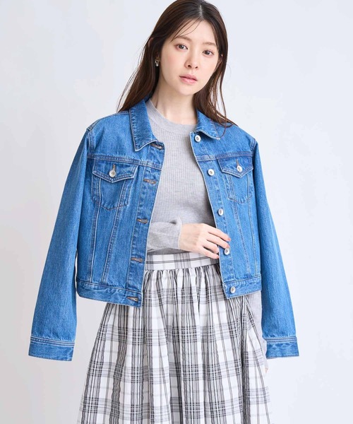 NOELA(ノエラ)の「デニムジャケット(デニムジャケット・レディース・ダークインディゴブルー/インディゴブルー・フリー)」の6枚目の写真