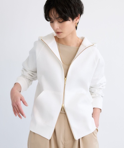 BARNYARDSTORM（バンヤードストーム）の「BARNYARDSTORM / NEW Wフェイスパーカー【WEB限定カラー・WEB限定サイズL】（パーカー・レディース・サックスブルー/グレー/ホワイト/ベージュ/オートミール・S/M/L）」の2枚目の写真